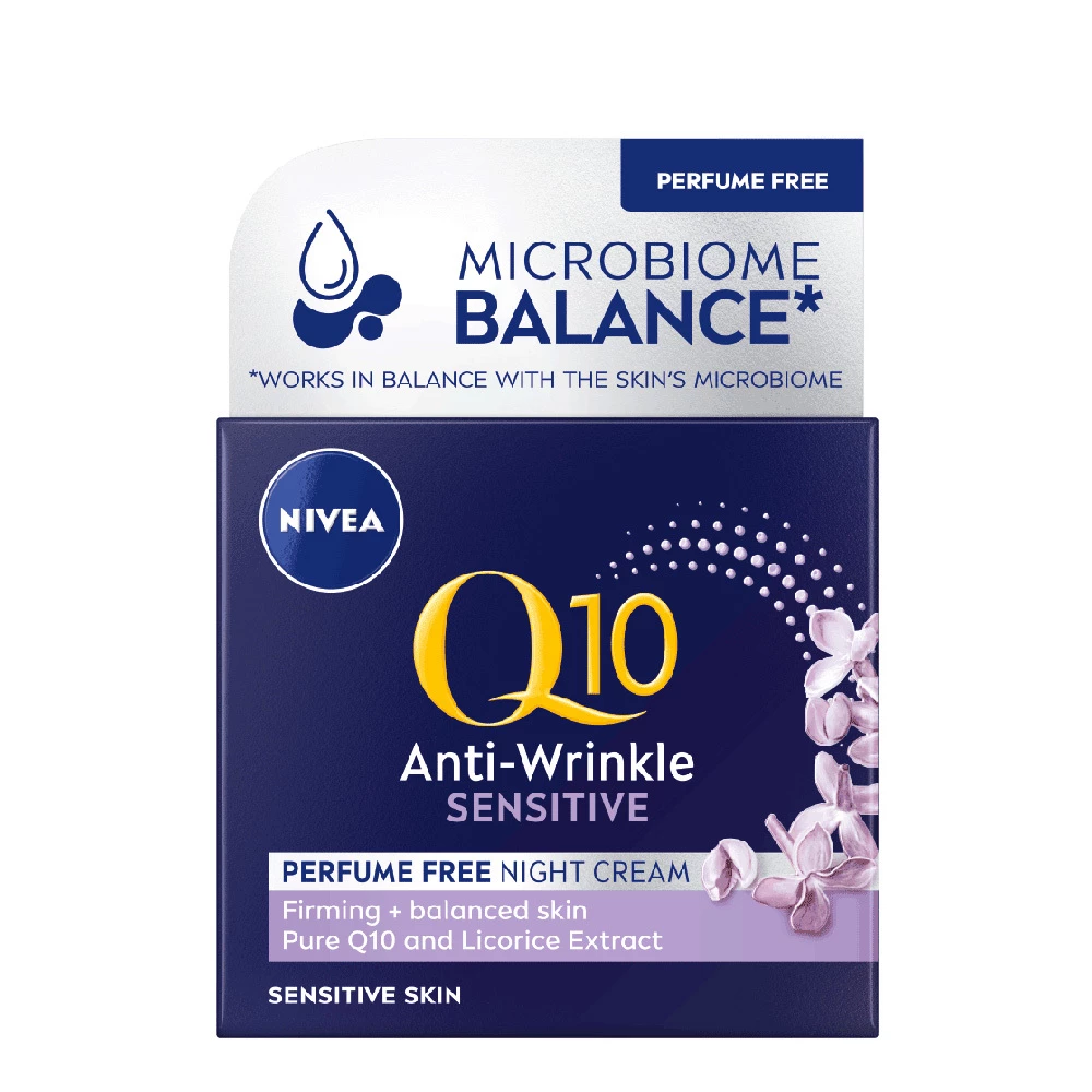 NIVEA Q10 érzékeny bőrre való éjszakai krém 50 ml