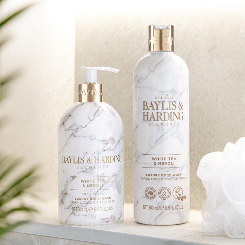 Tekoče milo za roke Baylis & Harding Elements z belim čajem in nerolijem