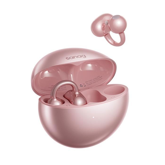 Écouteurs Sans Fil Bluetooth 6.0 - SANAG S-S6SUltra Rose - Étanche IP67 - 42h Autonomie-Localisation Anti-perte