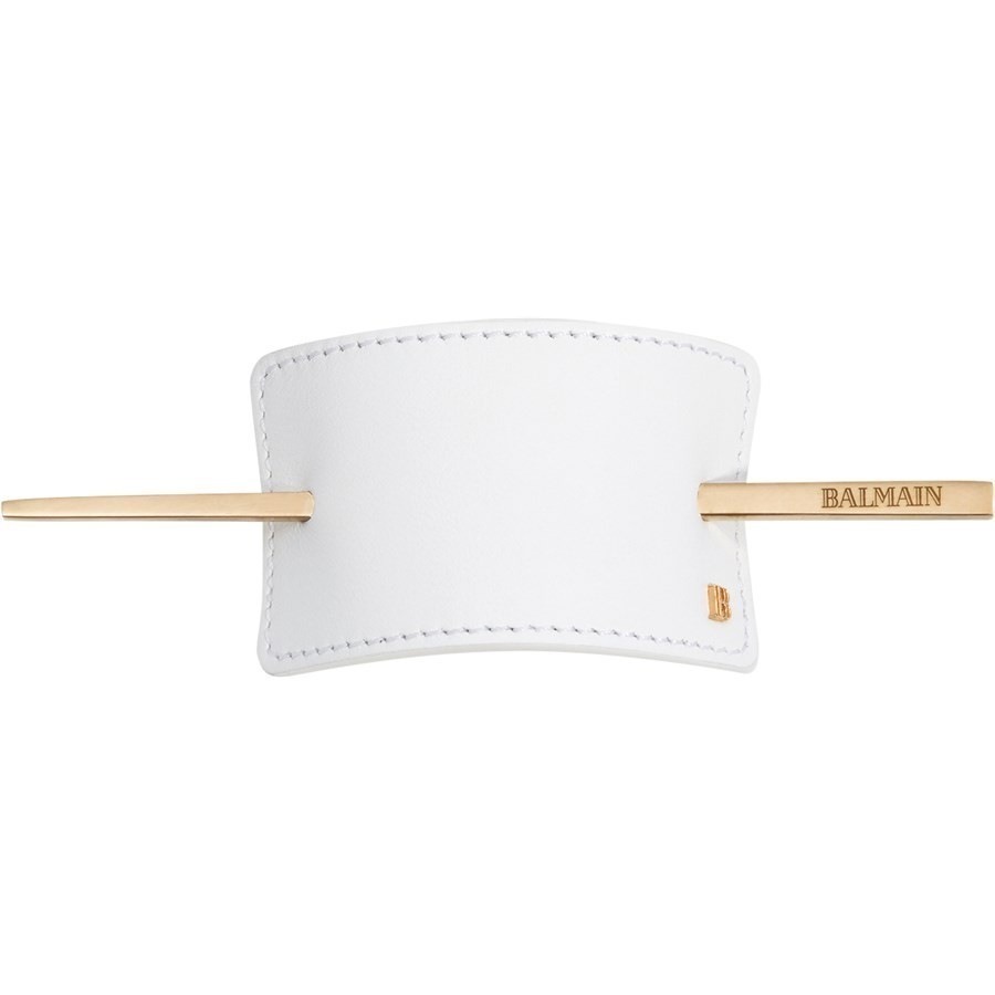 Balmain Hair Couture Haarnadel Haarspange su Cheveux Large White – 1 Stück