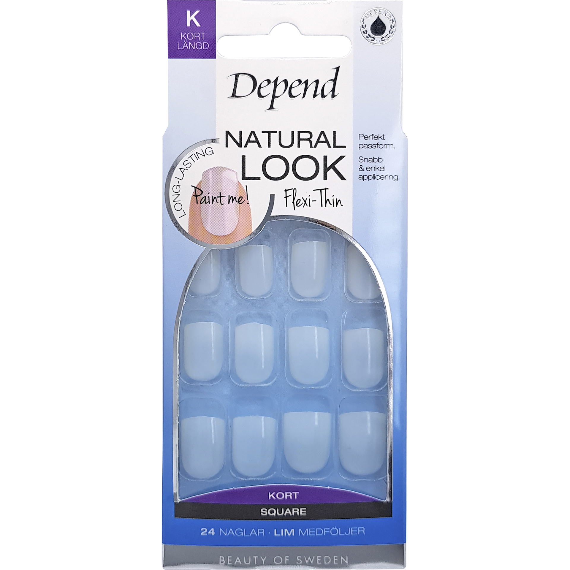 Păr pătrat scurt cu aspect natural - Depend