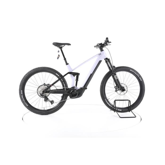 Vélo électrique - Cube Stereo Hybrid 140 HPC SL - violet - VTT électrique tout suspendu - Bosch 750 Wh Reconditionné