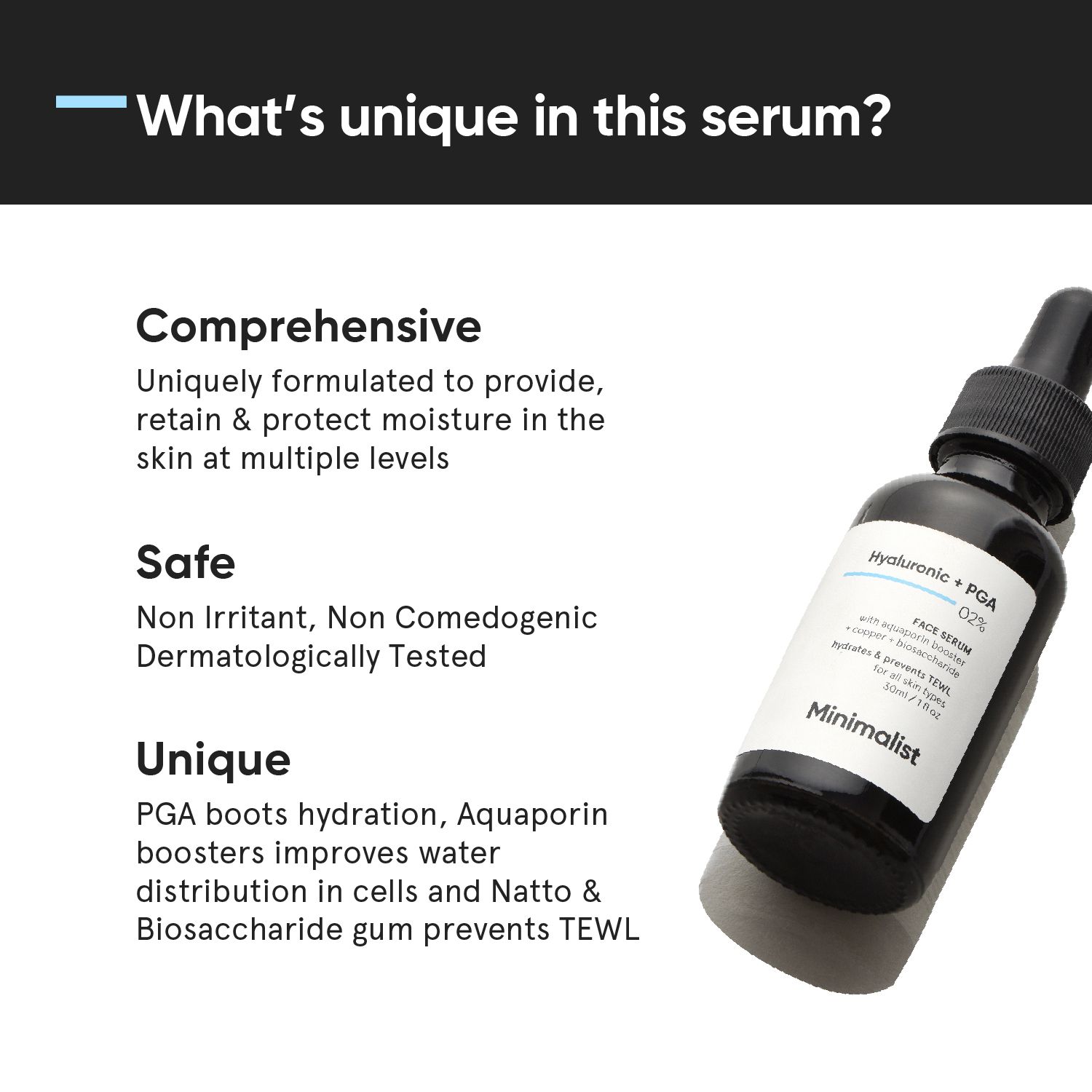Serum za obraz s hialuronsko kislino PGA 02% Serumi