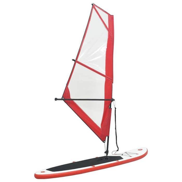 vidaXL Juego de tabla de SUP inflable con vela, tabla de surf para adultos, aleta desmontable, bomba de mano, kit de reparación 92209