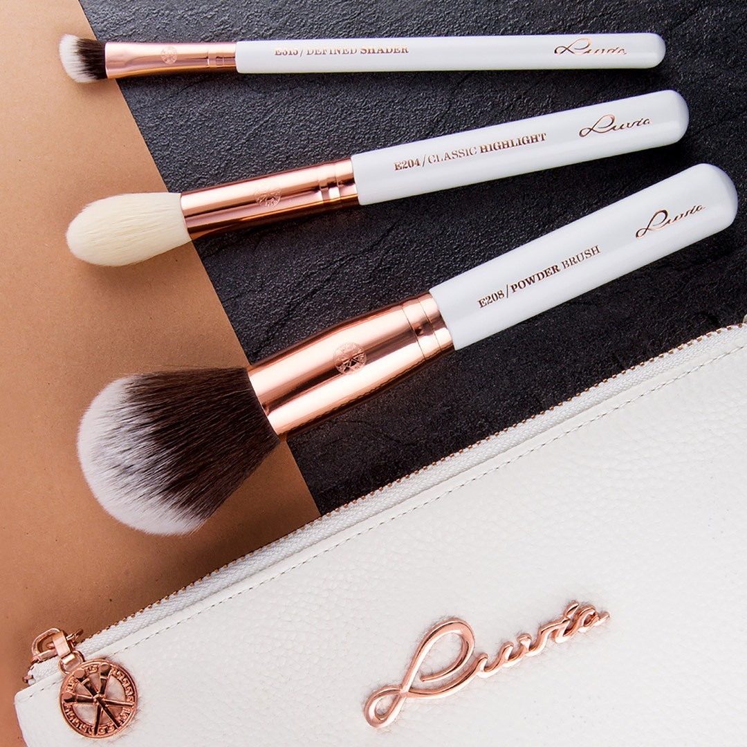 Luvia Essential Brushes - Feather White