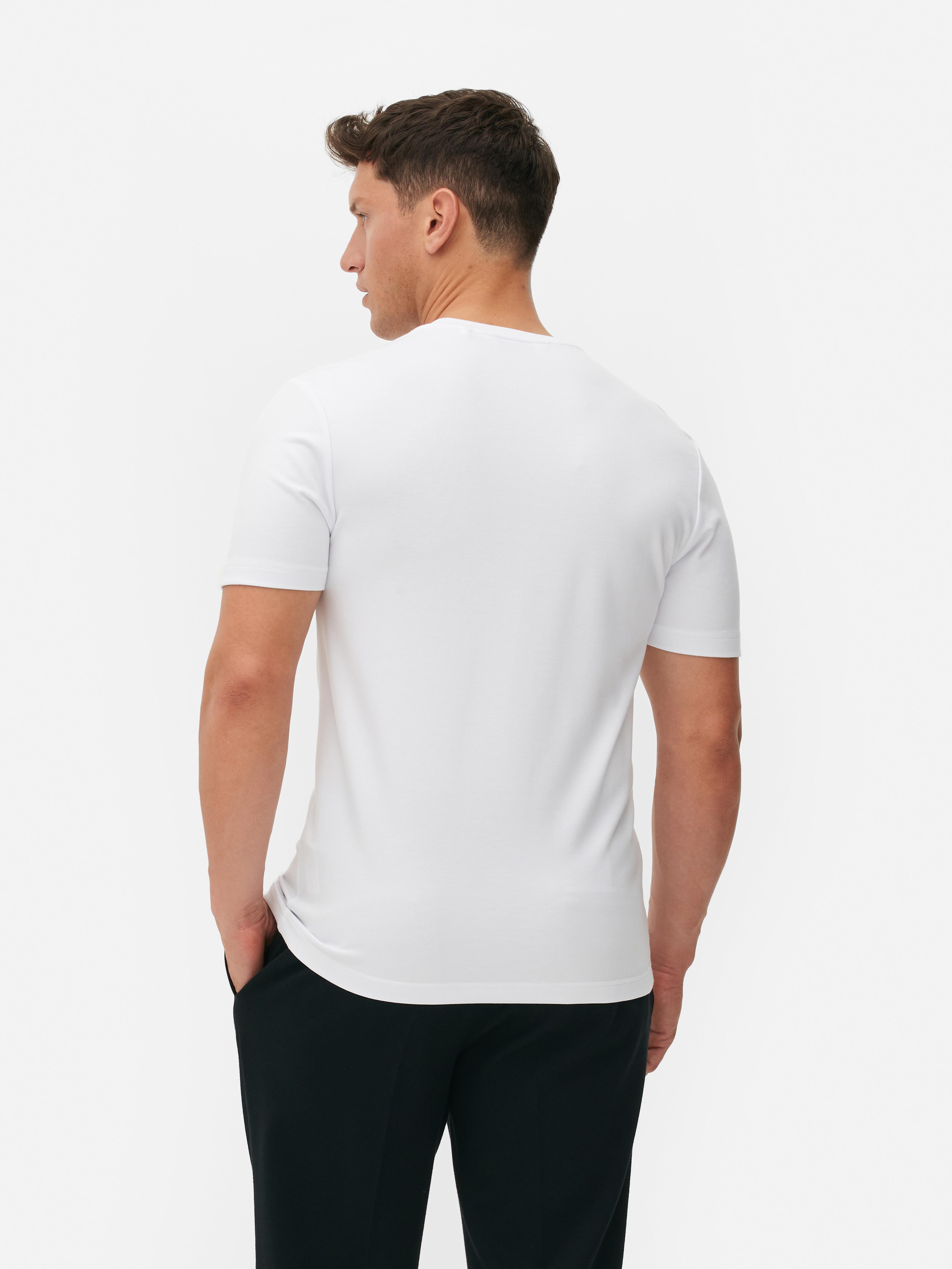 Tricou Kem cu guler rotund, clasic sau casual, de bază, ai nevoie de acest tricou clasic.