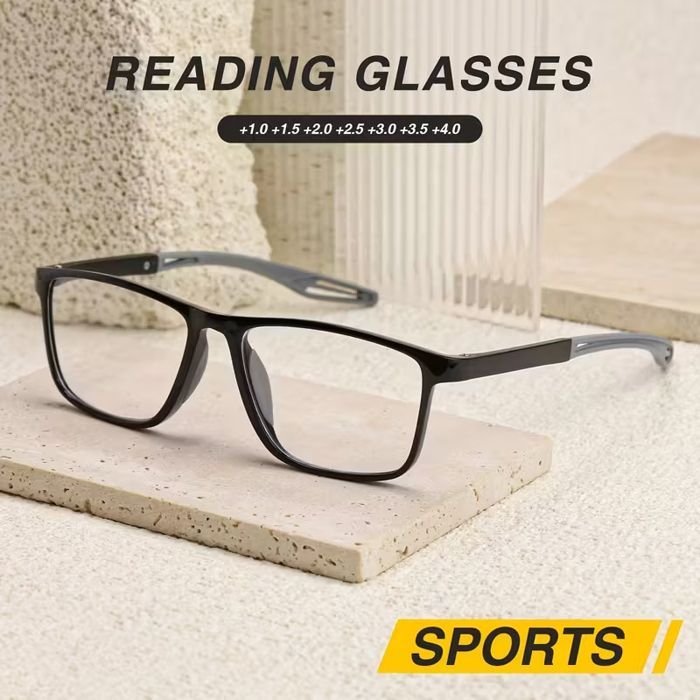 Lesebrille – IKYS – Klassisch – Schwarz – Ultraleicht – 3,5 Dioptrien