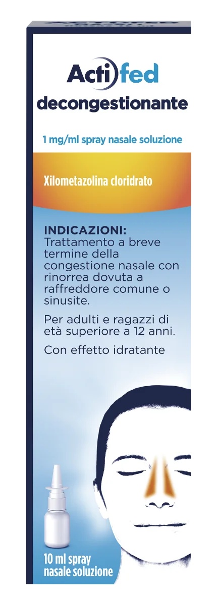 ACTILINE Actifed spray nasal 10 ml Descongestionante rinitis y sinusitis