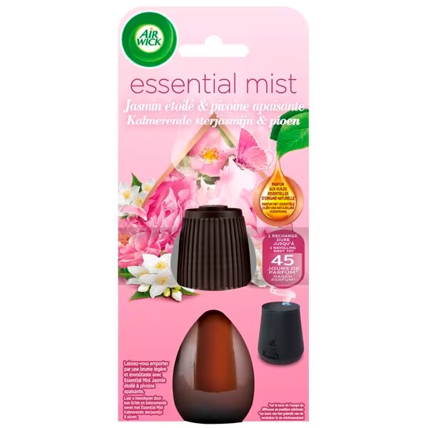 Náplň Air Wick Essential Mist Soothing Star Jazmín a Pivónia 20 ml