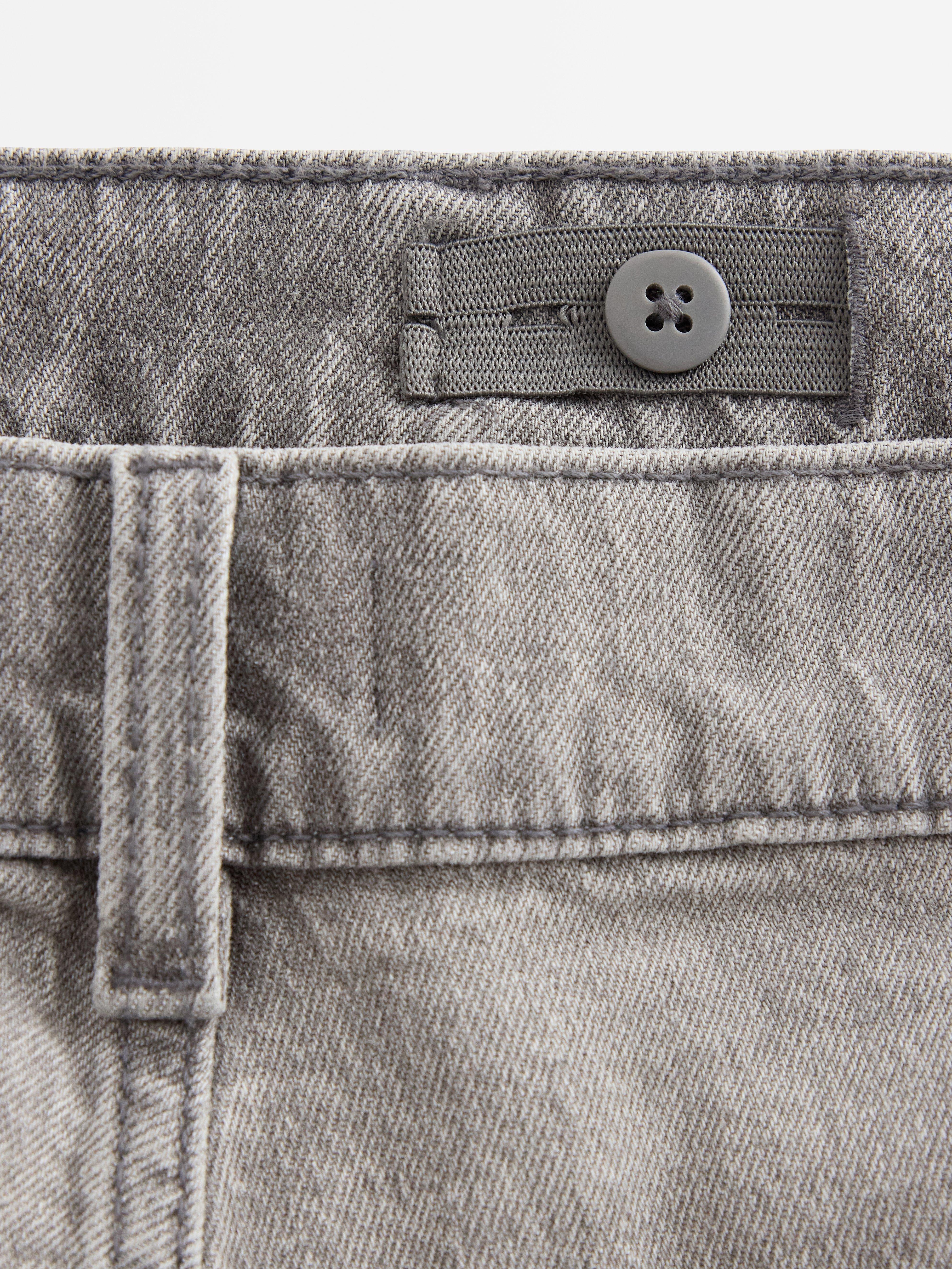 Pantalones vaqueros anchos regulares WILMER grises