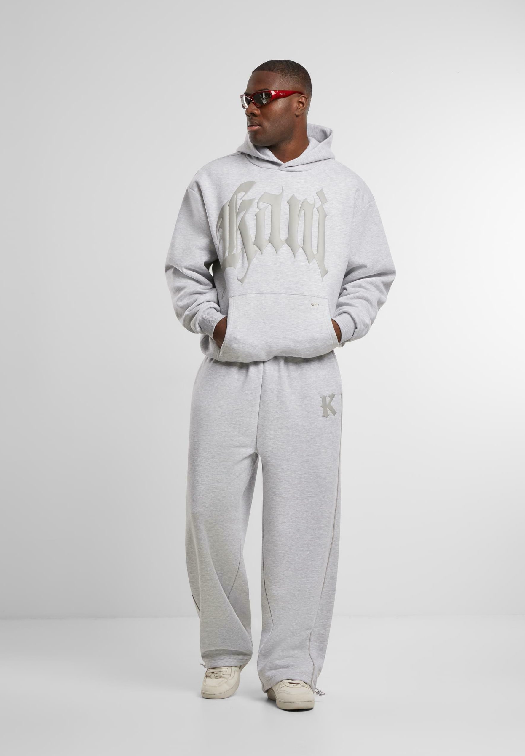 Pantaloni della tuta Karl Kani - grigi