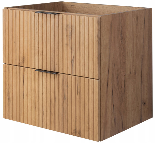 Szafka Łazienkowa pod Umywalkę 60 CM RYFLE Wisząca 2s DĄB