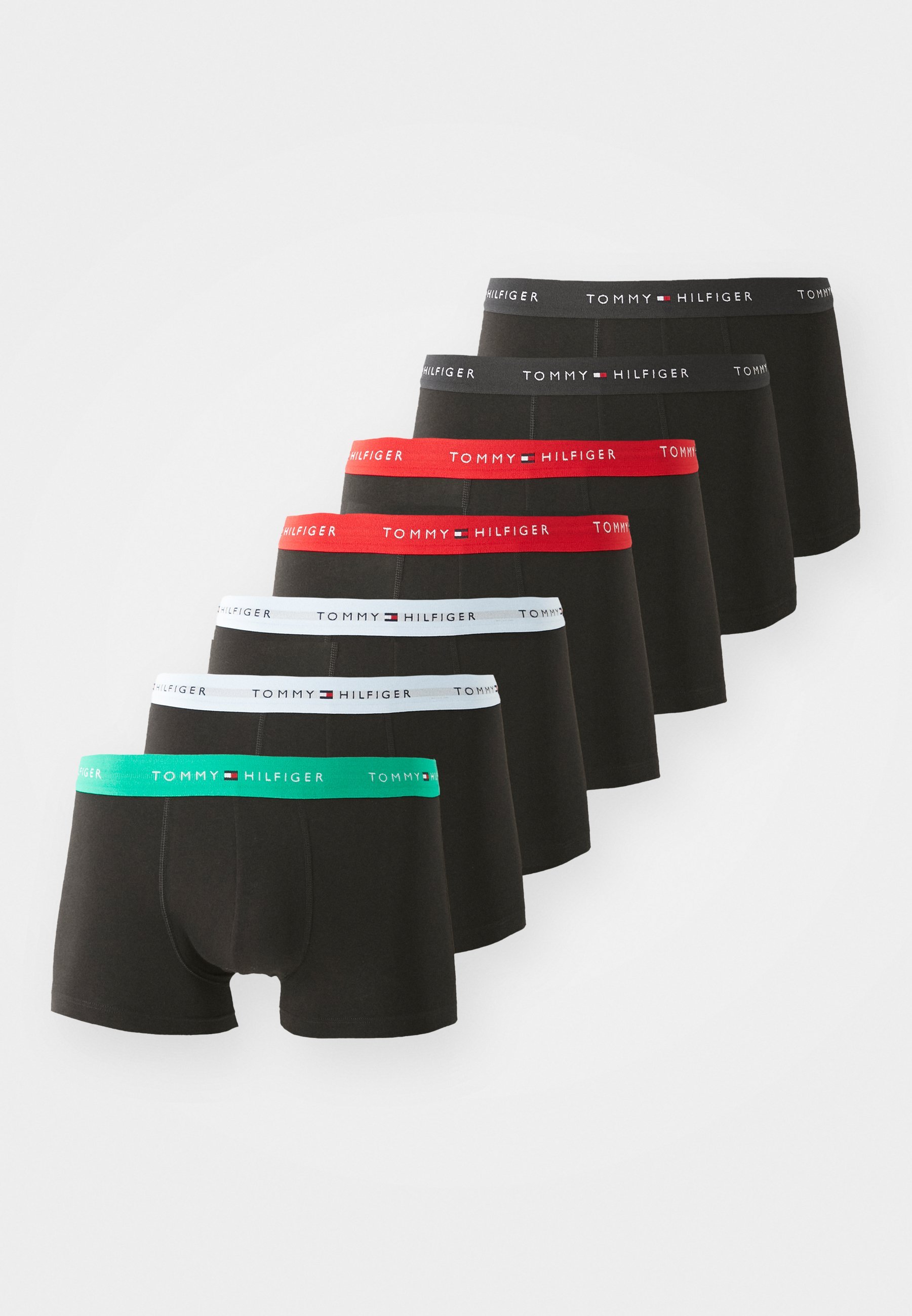 Confezione da 7 boxer Tommy Hilfiger SIGNATURE TRUNK - Blu/Nero