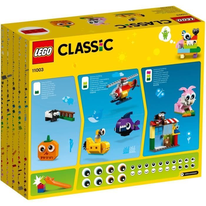 LEGO® 4+ Classic 11003 La boîte de briques et d'yeux