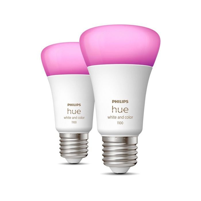 Paquete de actualización de bombillas inteligentes Philips Hue: Philips Hue Ambiance (blancas y de color) y Philips Hue Go