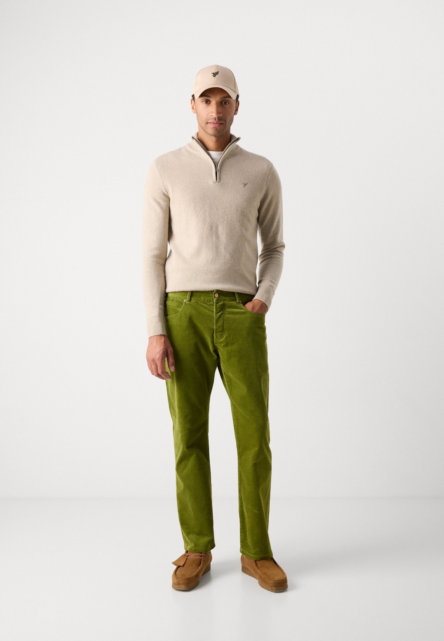 Scotch & Soda THE ZEE STRAIGHT - Pantalon - vert calla