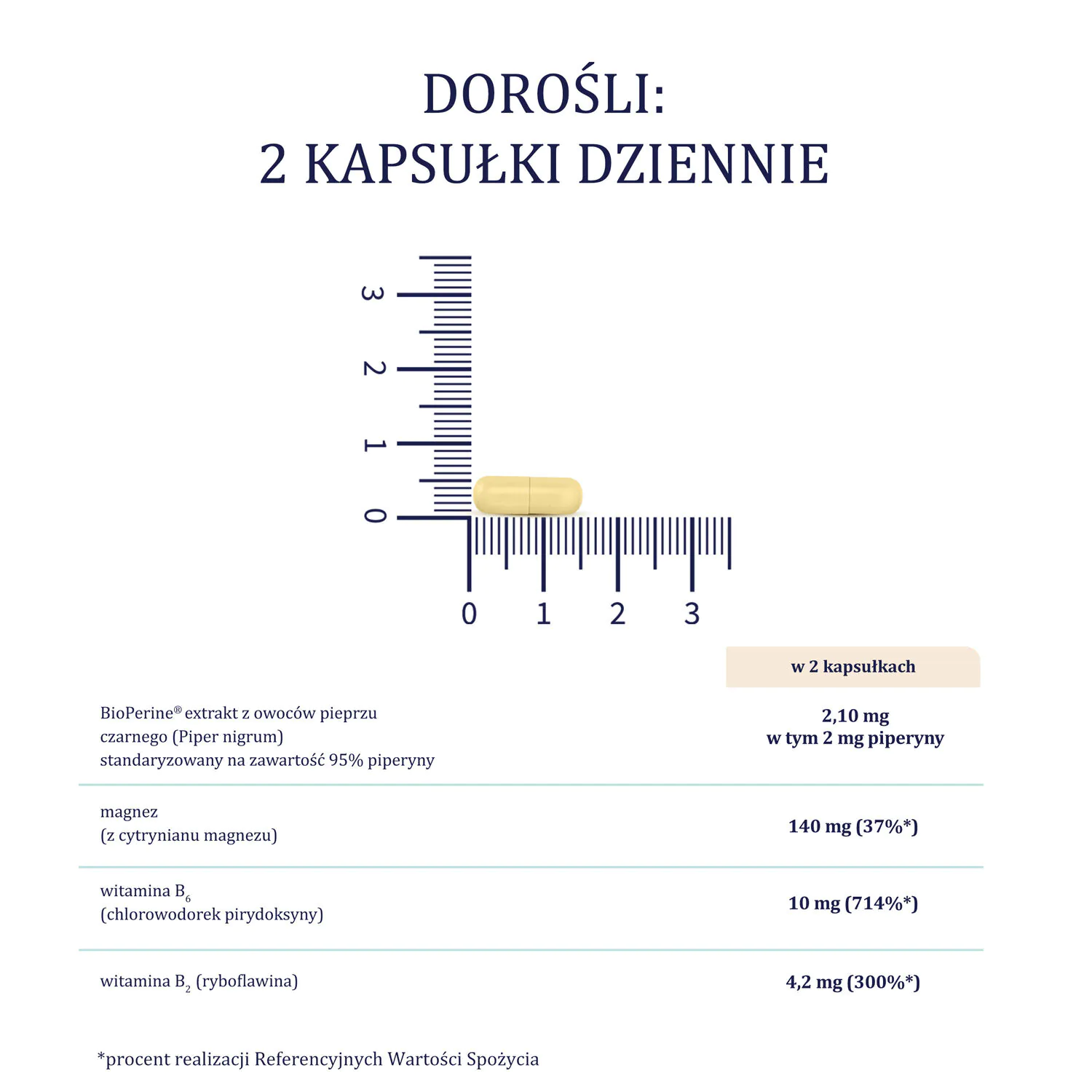 Naturell Magnez Organiczny+ 100 kapsułek