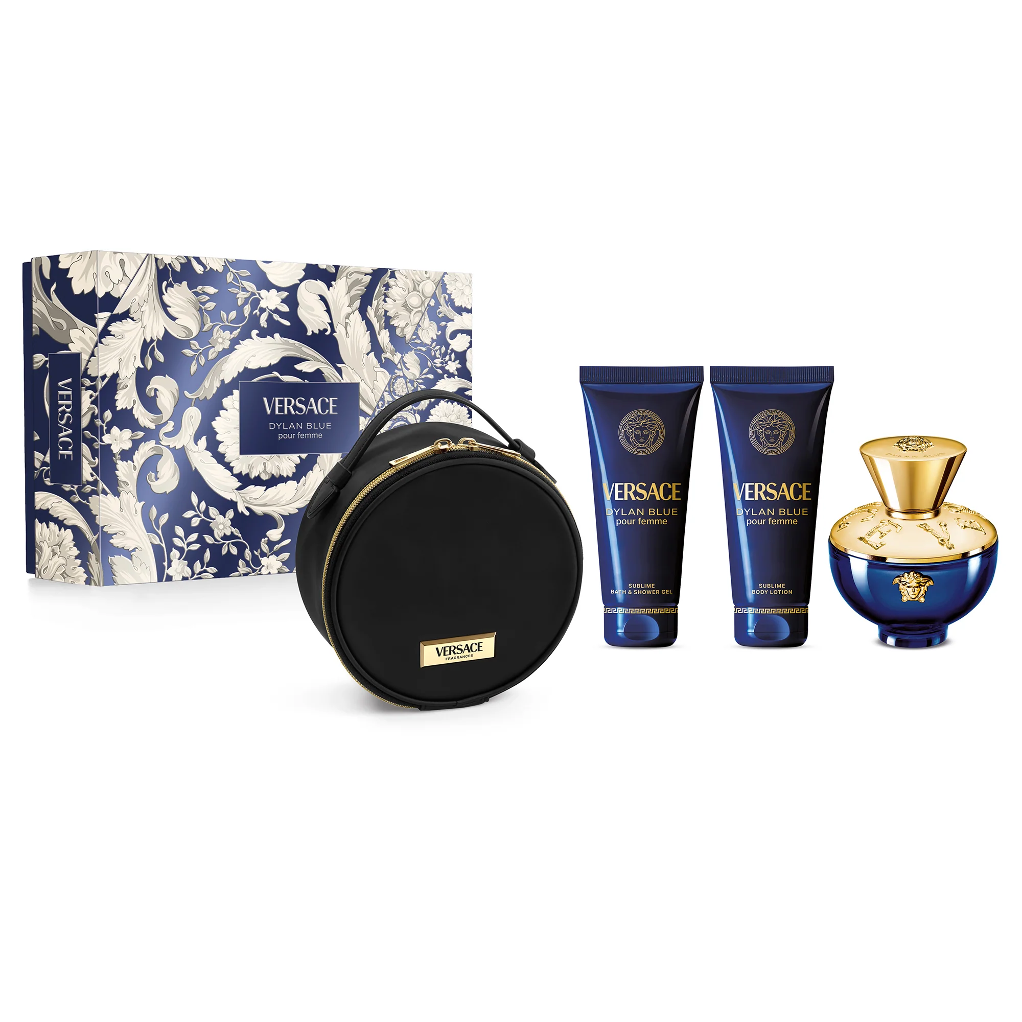 Versace Pour Femme Cofanetto Regalo Dylan Blue Eau De Parfum - Cofanetto Profumo Donna, Eau de Parfum