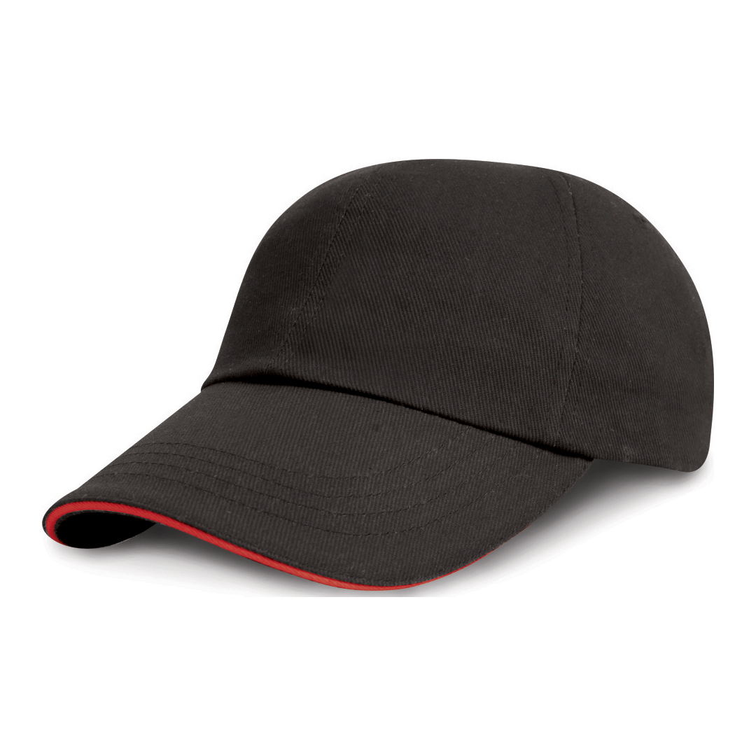 Gorra/visera Perfil Bajo 100% Algodón De Primera Calidad Result Sandwich