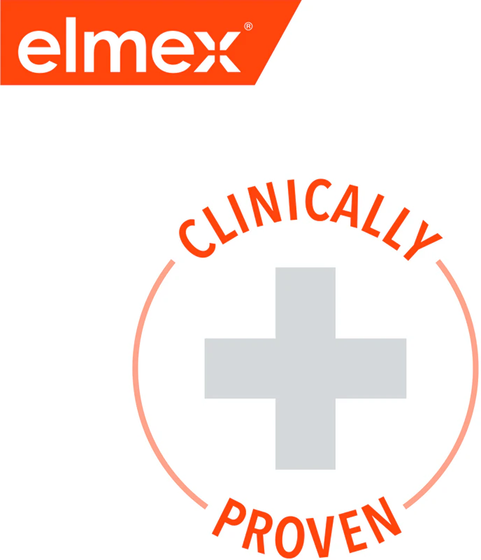 enxaguante bucal Elmex Caries Protection protege contra a cárie dentária.