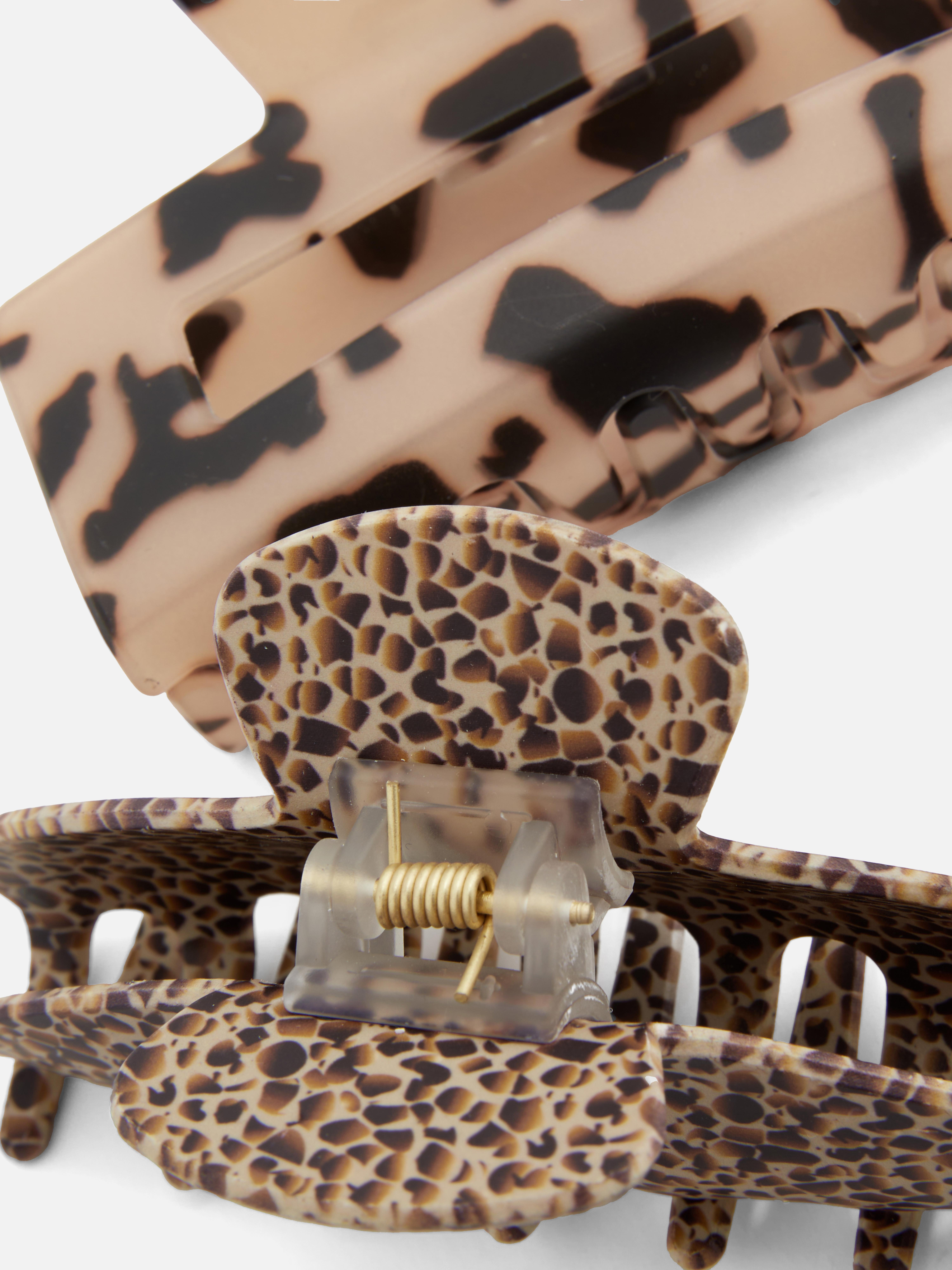 Cleme pentru bulldog cu model animal, set de 2 Două cleme pentru bulldog cu model animal