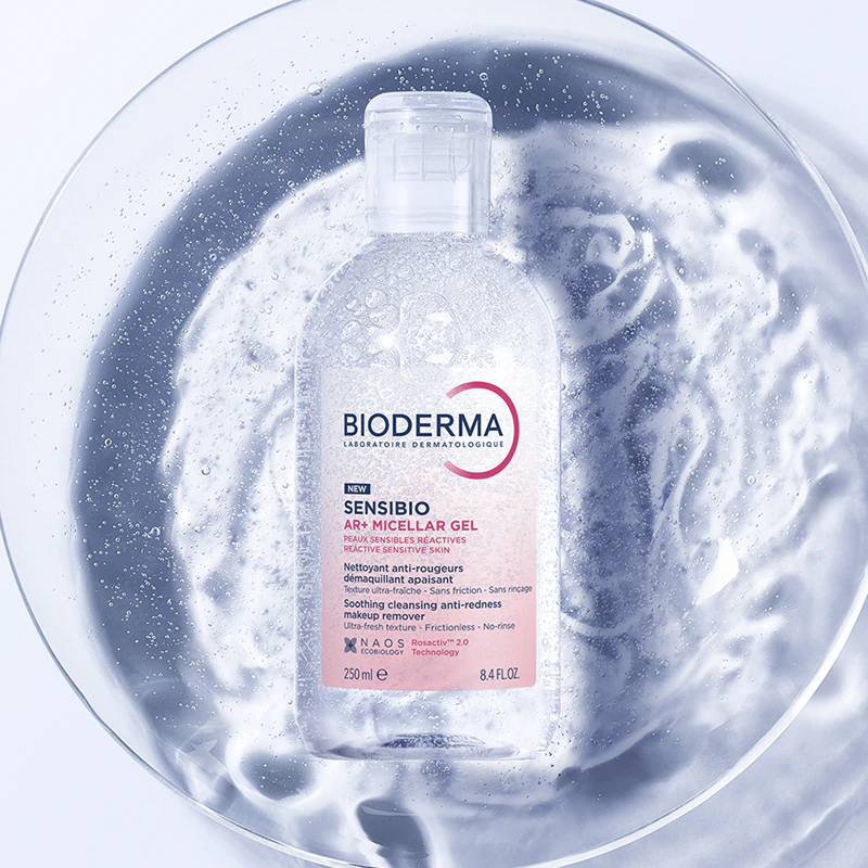 Bioderma Sensibio AR+ micellaire reinigingsgel voor de gevoelige huid die gevoelig is voor verkleuringen.