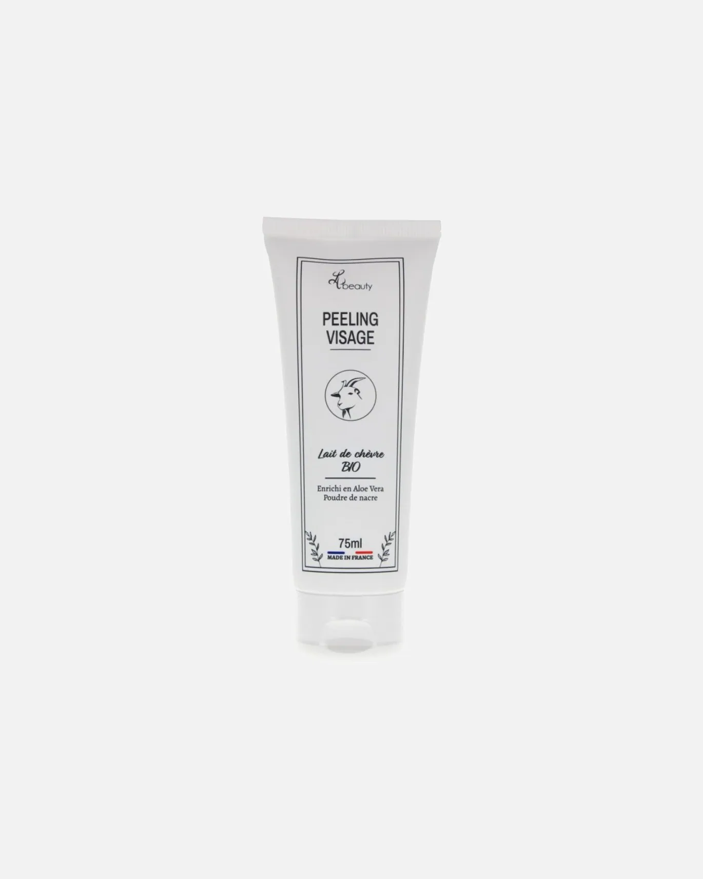LH Beauty Peeling visage au lait de chevre bio et poudre de nacre