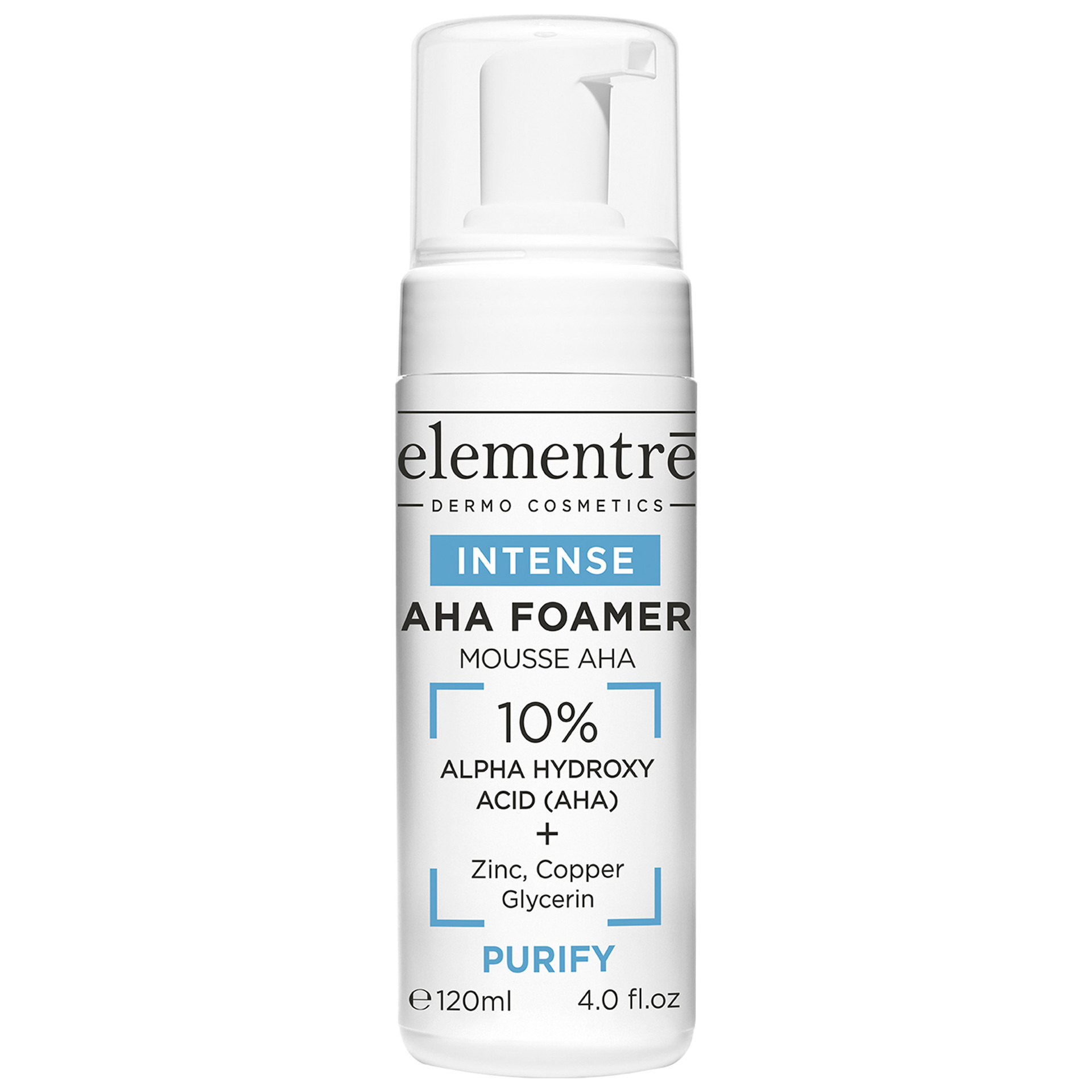 AHA habzó - 10% alfa-hidroxisav 120 ml - elementrē