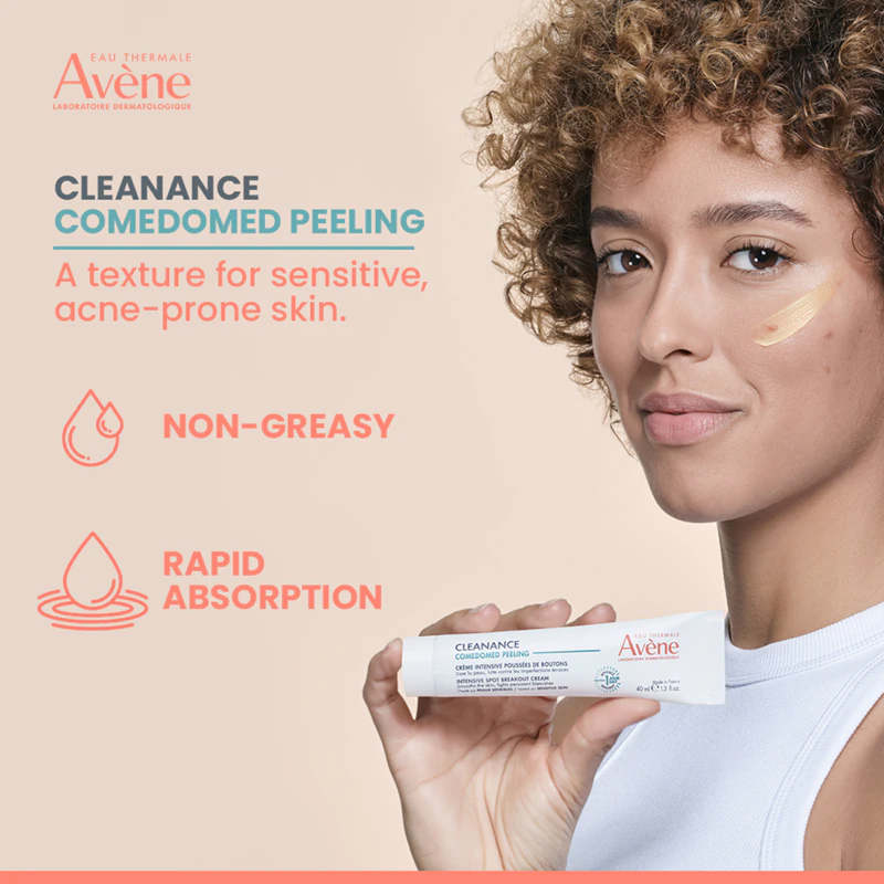 Avène Cleanance Comedomed intenzívny peelingový krém pre pleť so sklonom k akné