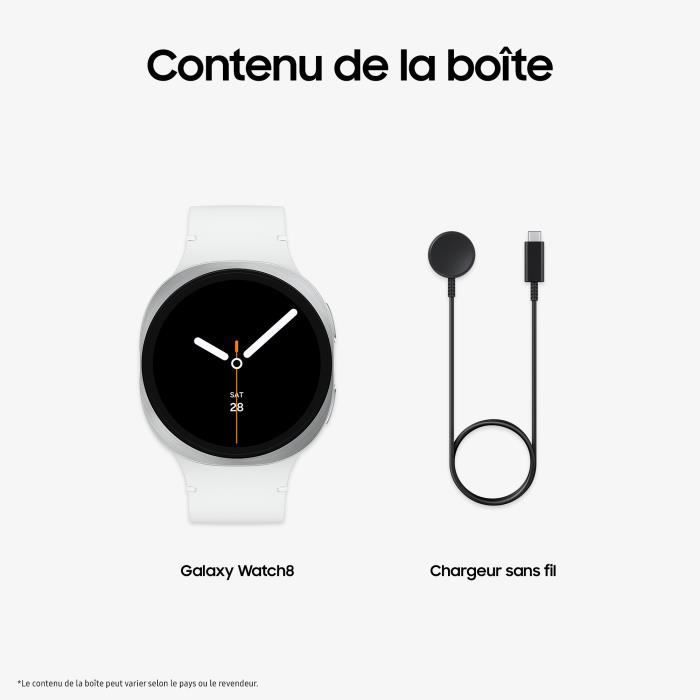 Samsung Galaxy Watch8 Bluetooth Smartwatch 44mm Zilver