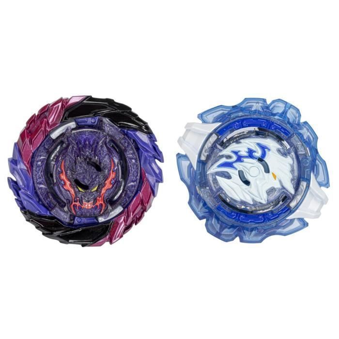 2 Beyblade Burst Quad Drive-tolletjes - Stone Baldero B7 VS Roar Balkesh B7