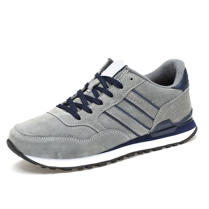 Scarpe casual da uomo, semplici, in pelle scamosciata, leggere, traspiranti, alla moda 2021, antiurto, ammortizzanti, resistenti all'usura, antiscivolo.