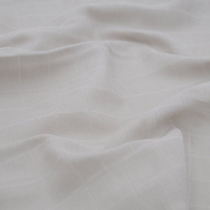 BABYCALIN Set di 3 quadrati di mussola con motivo a stelle - Grigio e bianco - 70 x 70 cm