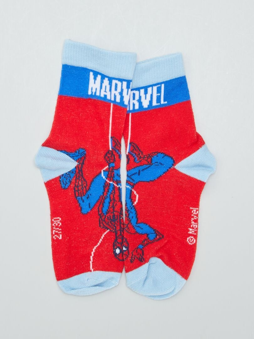Spider-Man sokkenset - 3 paar - rood