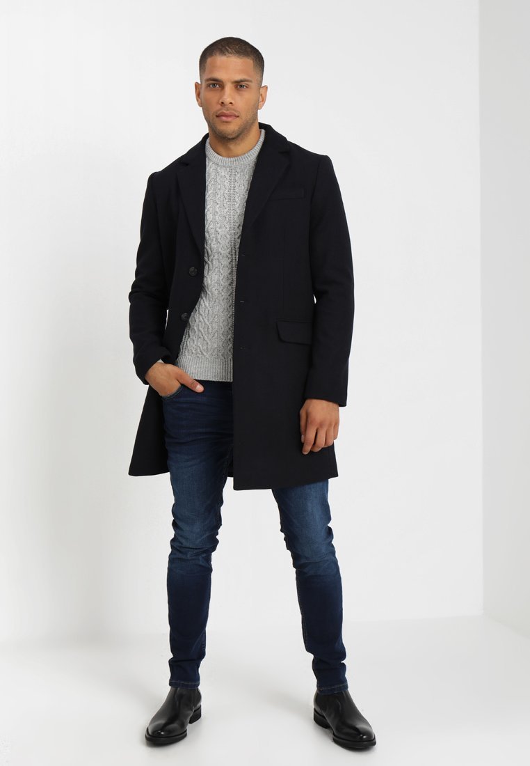 Pier One Classic jas - donkerblauw