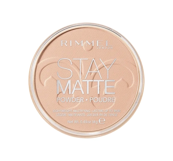 RIMMEL STAY MATTE PUDER MATUJĄCY PEACH GLOW 003 14G