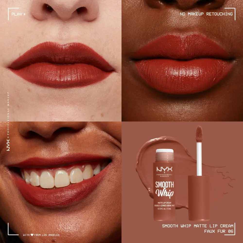 NYX Smooth Whip Matte Lip Cream Pomadka do ust Faux Fur