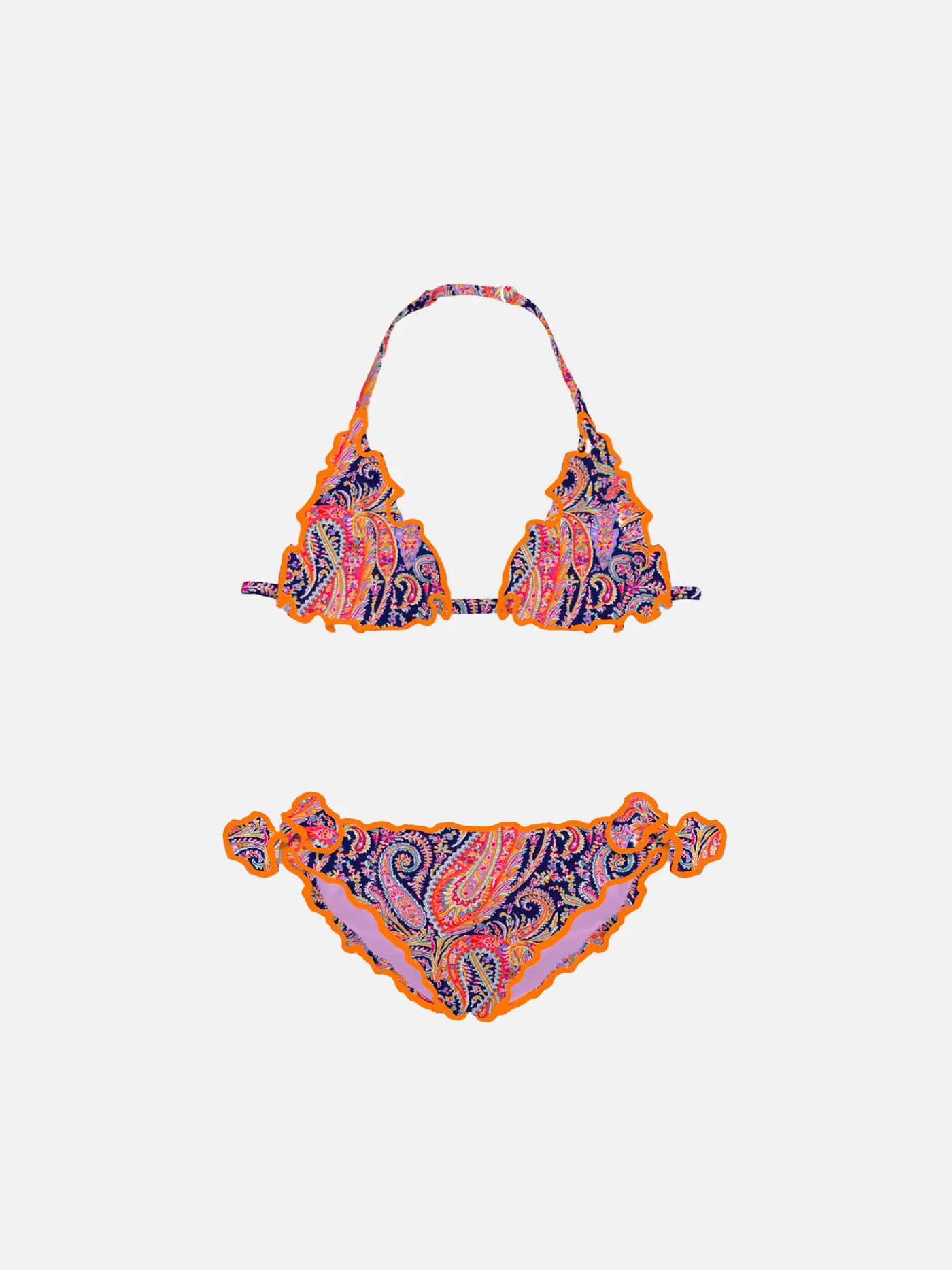Triangelbikini voor meisjes met Liberty-print | SPECIALE EDITIE L