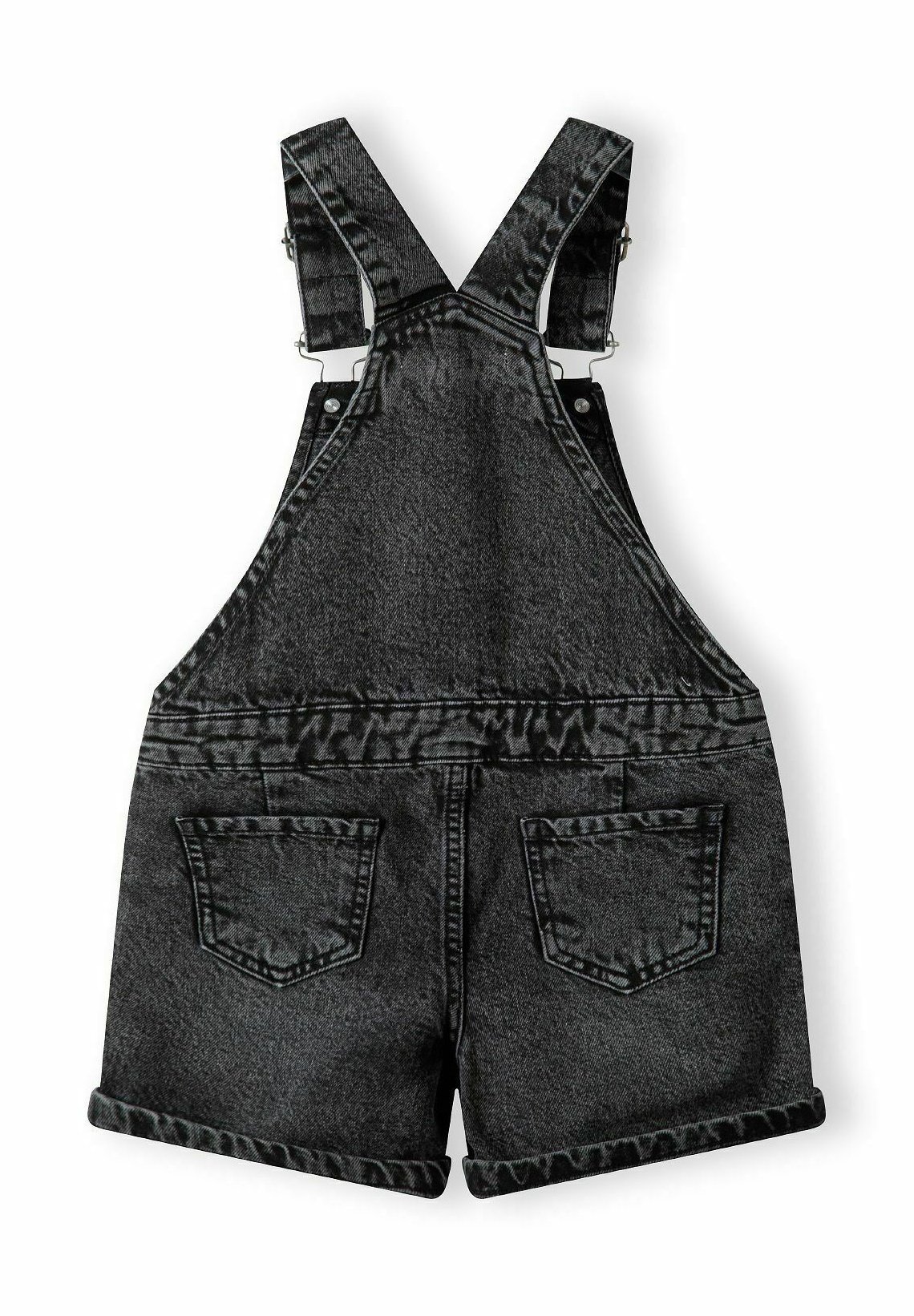 MINOTI KORTE OVERALLS - Tuinbroek - zwarte denim