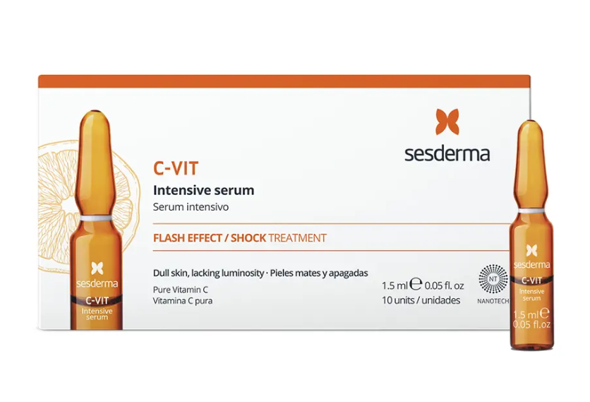 Ampule s intenzivnim serumom C-Vit, čisti vitamin C, ampule i bljeskalice