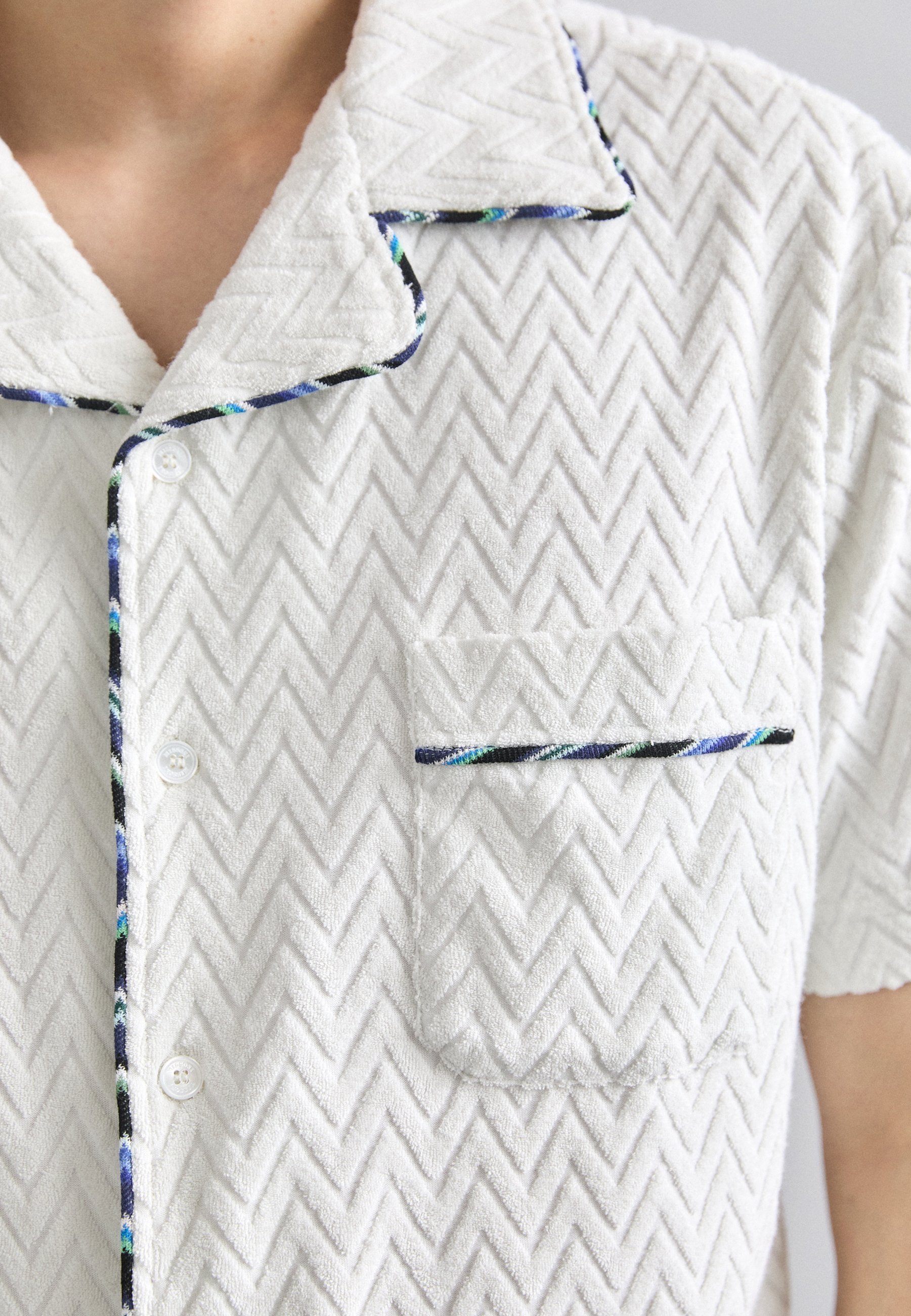 Missoni shirt met korte mouwen - arctisch wit