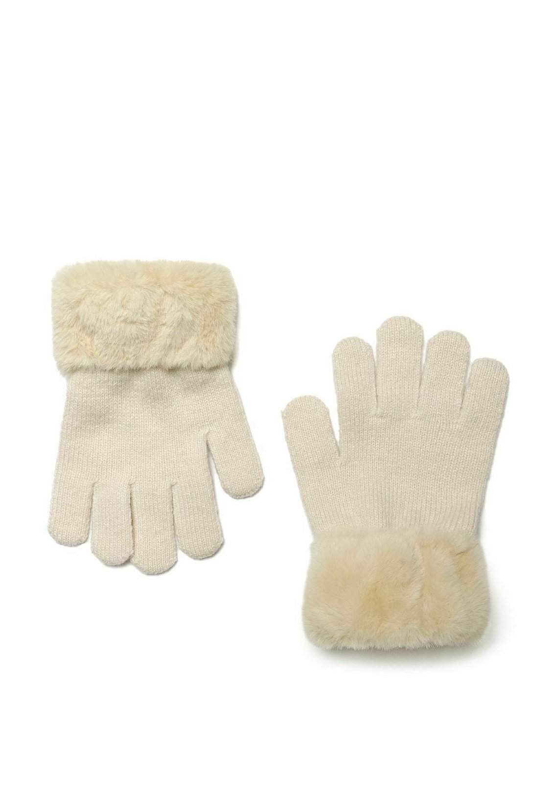 MINOTI 2-PACK MET MANCHETTEN - Handschoenen - roze ecru