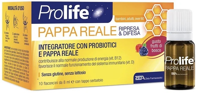 PROLIFE Prolife Royal Jelly 10 flesjes Bessen Voedingssupplement met koninklijke gelei