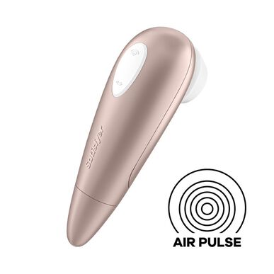 Vibrátor na klitoris Satisfyer Number One růžovo-zlatý 1 kus 1 kus