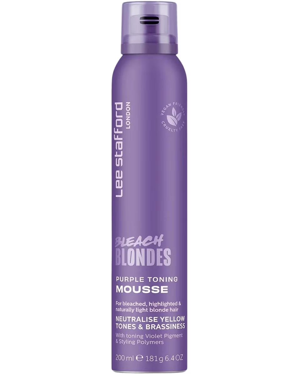 LEE STAFFORD Spumă tonică mov pentru blonde decolorante