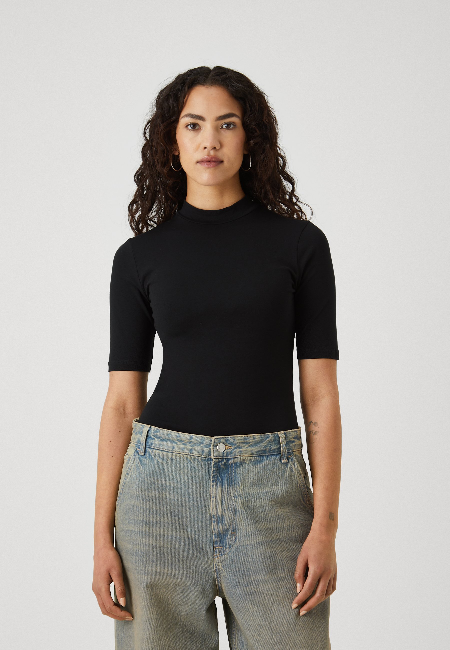 Even&Odd Tall 2 PACK - T-paita - valkoinen/musta