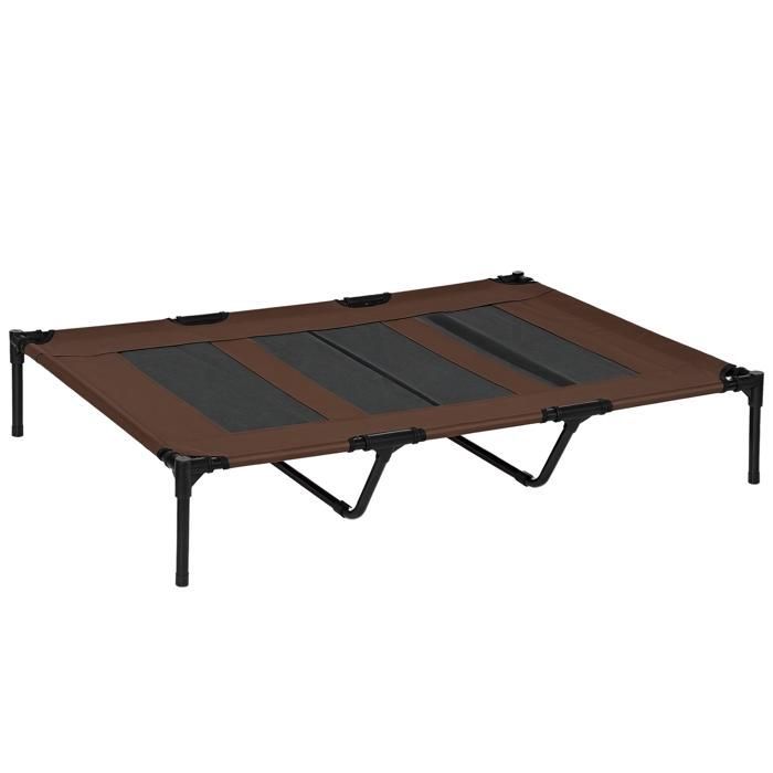 PawHut - Hondenmand - Hout - 122x92x23cm - Bruin