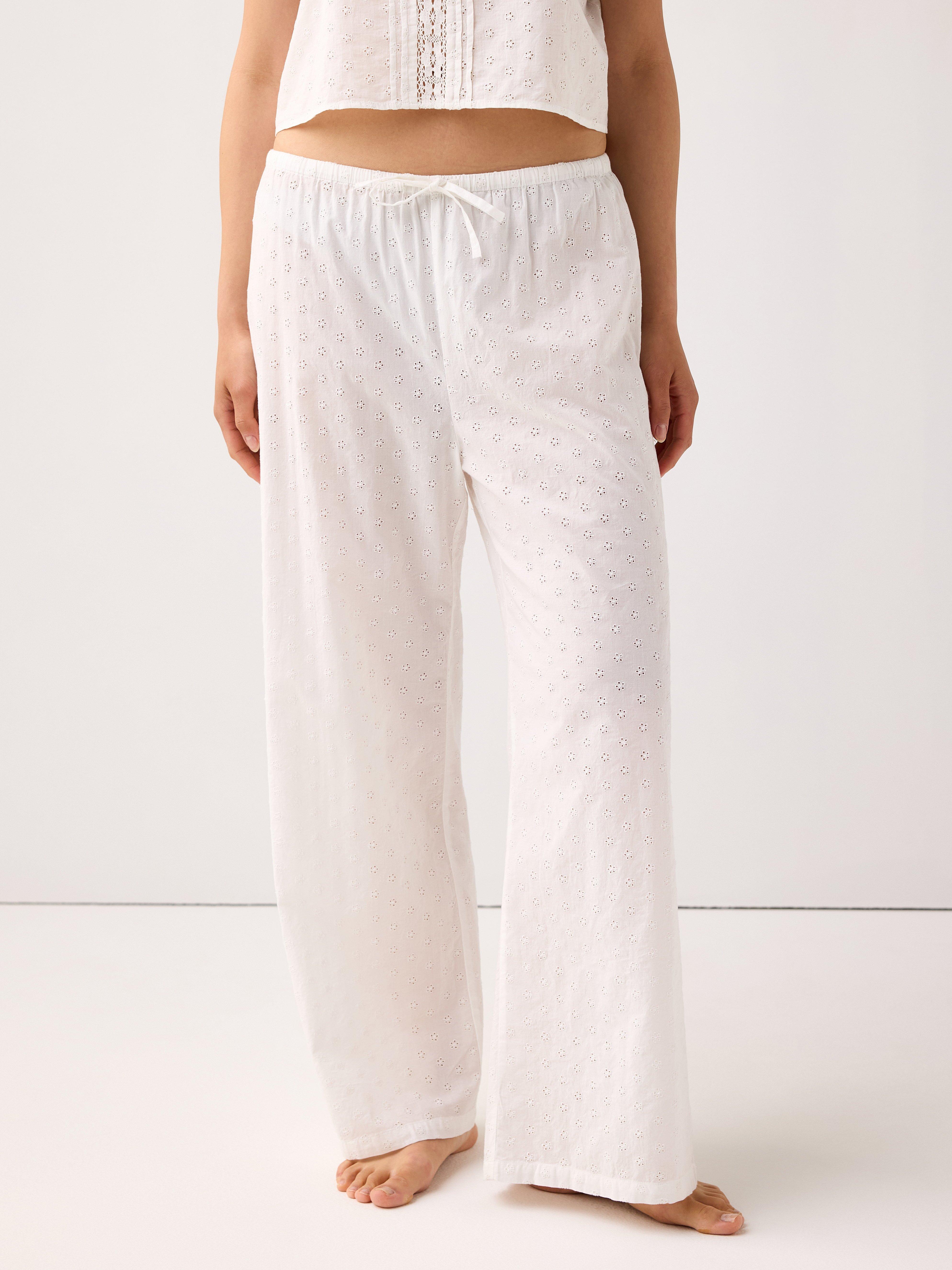 Pyjamasbyxor White