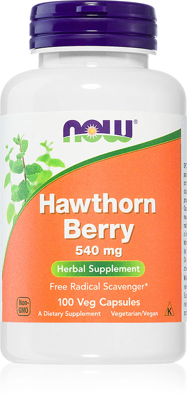 Cápsulas vegetarianas de suplemento alimentar de baga de espinheiro-alvar da NOW Foods