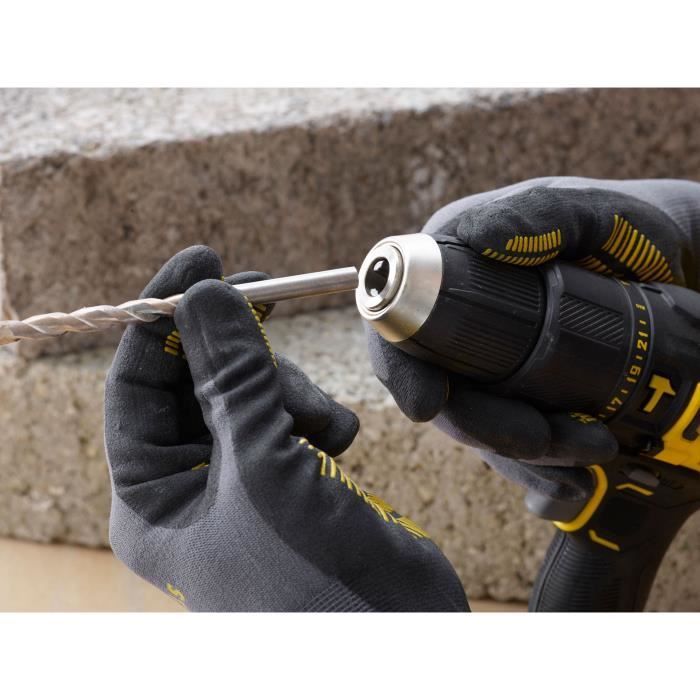 Taladro/atornillador de impacto inalámbrico - 18V - STANLEY FATMAX V20 - SFMCD711D22-QW - Sin escobillas - 50Nm - 2 baterías de 2Ah + cargador